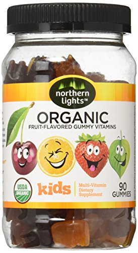 Northern Lights Kid’s Organic Complete Gummy Multivitamins, 90 Count (30 Day Supply)