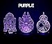 3 Pack Star Wars 3D Night Light Touch Table Desk Lamp, KMAcreations 7 Colors 3D Optical Illusion Lights with 3 Acrylic Flat & ABS Base & USB Cabler, Includes R2D2, BB-8, Milennium Falcon