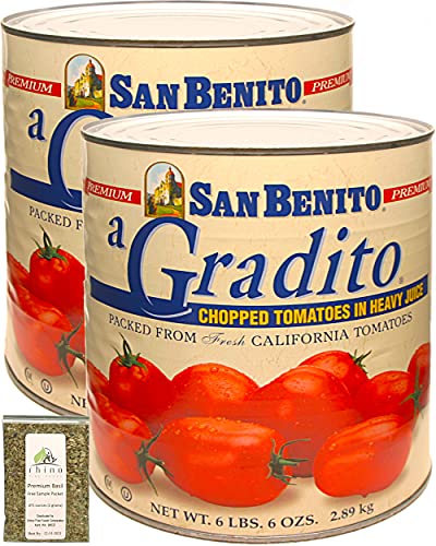 San Benito, a Gradito Chopped Tomatoes in Heavy Juice, GMO Free, For