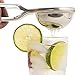 PriorityChef Citrus and Lemon Squeezer, 100% Stainless Steel, Extra Large, Makes Juicing Fun