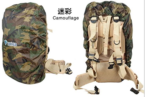 UPC 808870129230, Backpack Rain Cover,FOME Nylon Backpack Rain Cover for Hiking / Camping / Traveling Camouflage(Size: M) + A FOME Gift