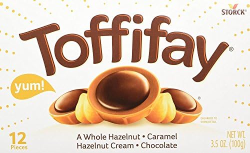 Toffifay Hazelnut Candies, 3.5 Oz (Pack of 8)