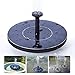 Solar Power Fountain,Alisabler Solar Panel Water Floating Fountain Pump Kit for Bird Bath Fish Tank Small Pond Garden Decoration