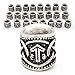 Viking Rune Beard Bead Set (24) - Norse Rings for Hair, Dreads & Beards