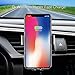 Squish Wireless Charger Car Phone Mount Air Vent Phone Holder for iPhone Xs MAX/XR/XS/X/8/8 Plus and for Samsung Galaxy Note 9/S9/S9 Plus/Note 8/S8 (Gray)