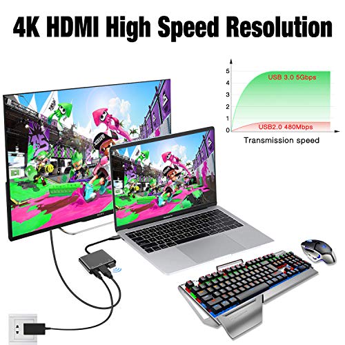 3 Adapter+Nintendo+Portable+Converter+Switch+Compatible
