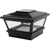 Deckorators Solar Post Cap, Black VersaCap (2-Pack)