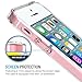 Trianium iPhone 5S Case, [Clear Cushion] Protective Clear Bumper Cases for Apple iPhone 5S [Scratch Resistant] Seamless Integrated Shock-Absorbing Bumper Cover Hard Back Panel - Clear