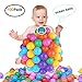 Accguan 100pcs Colorful Ball Fun Ball Soft Plastic Ocean Ball Baby Kid Toy Swim Pit Toy