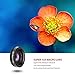 iPhone Camera Lens, Fuleadture 3 in 1 Universal 230° Fisheye Lens, 15X Macro Lens, 0.65X Wide Angle Clip-On Cell Phone Lens Kit for iPhone, Samsung and Other Smartphones