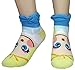 JJMax Princess Series Character Socks: Elsa, Anna, Ariel, Snow White, Jasmine, 5 Princesses Set, One Size