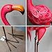 YOUKI Metal Pink Flamingos Yard Ornaments Flamingos Outdoor Garden Decoration Flamingo Yard Decor high 25.6 inches