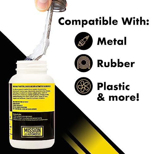 Dielectric Grease/Silicone Paste/Waterproof Marine Grease (8 Oz.) Made