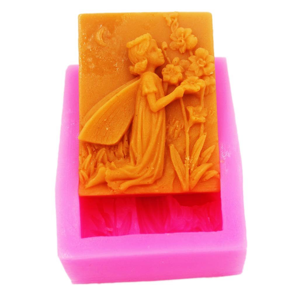 Longzang Flower Fairy Silicone Mold Craft Art