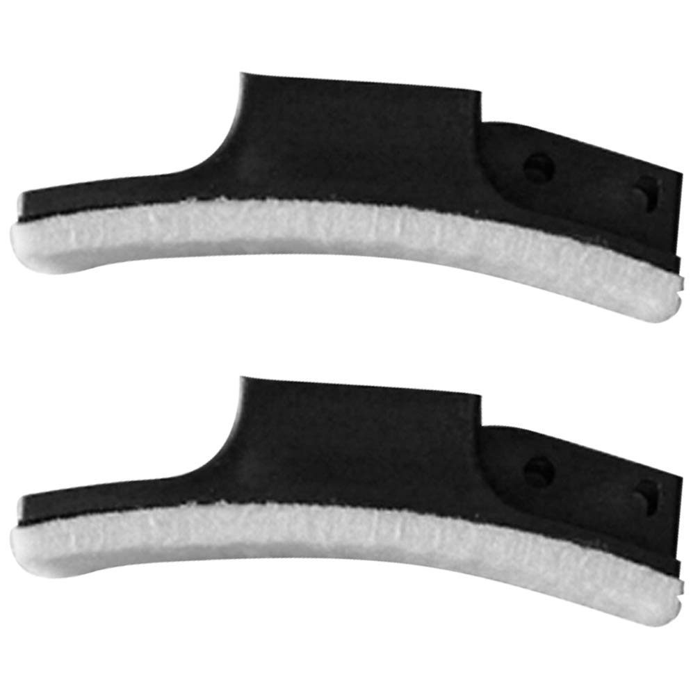 BESPORTBLE 2 Pcs Fitness Bike Brake Pads - Felt & Plastic Brake Blocks for Indoor Cycling, Easy Installation & Versatile Compatibility