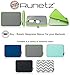 Runetz Laptop Sleeve 13 inch Neoprene MacBook Sleeve Case - Perfect Mac Sleeve Cover with Pocket for Your MacBook Pro 13 inch Sleeve and MacBook Air 13.3”, Laptop Bag 13 inch Display Size - Grey-Green