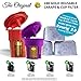 DI ORO - MaxBrew 24K Gold Keurig Accessories (1) Single K-Cup Reusable (1) K-Carafe Reusable (3) Premium Water Filters for Keurig 2.0