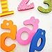 Set of 10 Number Wooden Fridge Furniture Decorations Magnets Toy Small