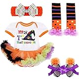 YiZYiF Baby Infant Girls Christmas Romper Tutu Set First Christmas Clothing Set