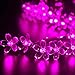 Qedertek Solar Flower String Lights, Cherry Blossom 22ft 50 LED Waterproof Outdoor String Lights for Patio,Lawn,Garden,Holiday and Festivals Decorations (Pink)