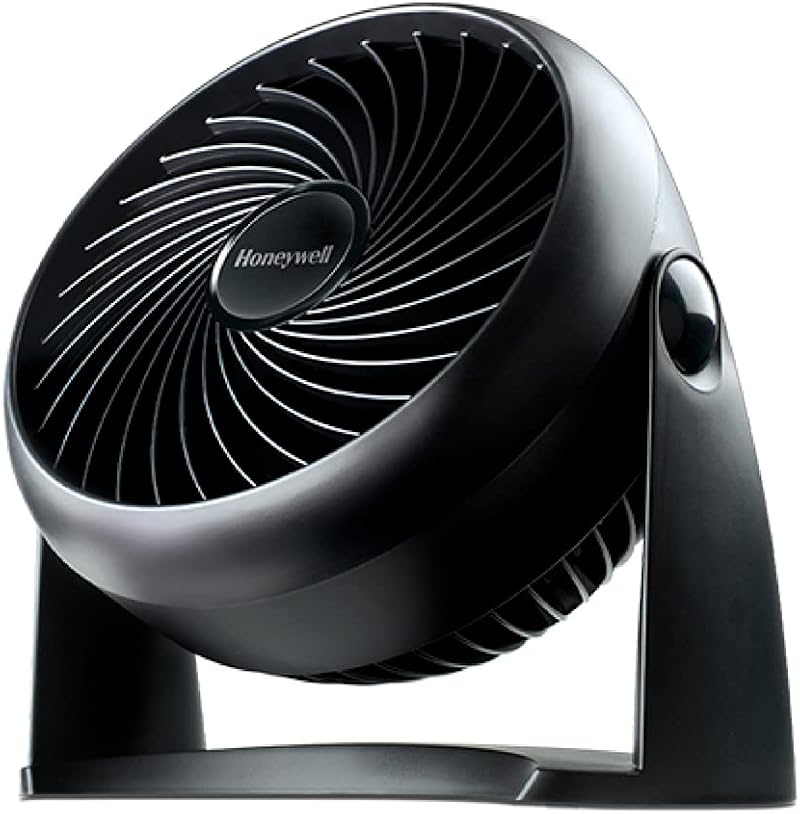 Honeywell TurboForce HT900E Quiet Power Fan - 3 Speed, 90° Tilt, Wall Mount