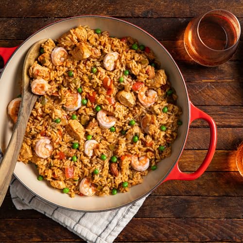 ZATARAIN’S RICE MIX, JAMBALAYA, FAMILY SIZE, LONG GRAIN RICE WITH ONIONS, BELL PEPPERS, GARLIC, PAPRIKA, AND RED PEPPERS, JUST ADD MEAT FOR EASY-PREP, NEW ORLEANS STYLE RICE MEAL, 12 OZ