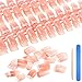 360 Pieces French False Nails Artificial Fingernails Pink White French Fake Nail Tips Kit 12 Sizes Full Cover with Nail Files and Stick for Salon DIY Decoration