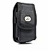CAT S31 Premium Heavy Duty Black Vertical Rugged Carrying Case Holster with Metal Belt Clip & Belt Loops