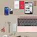 BONAI Power Bank 20000mAh External Battery Pack (Thinnest Aluminum)(Ultra High Capacity) 4 USB Output Ports Portable Charger High-Speed Charging for iPhone 13 12 11 XS 8 7 Samsung S9 S8 - Sliver