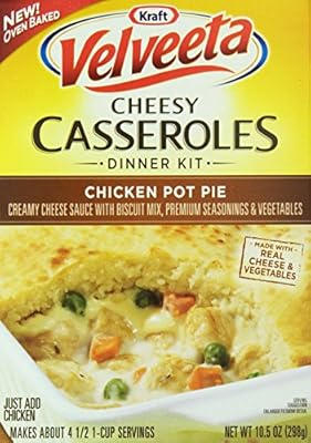 Velveeta Cheesy Casseroles Dinner Kit Chicken Pot Pie 10 5 Ounce Pack Of 6 Amazon Com Au Grocery Gourmet Food