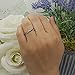 14K Gold Round Blue Sapphire & White Diamond Ladies Anniversary Wedding Band Swirl Stackable Ring