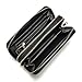 Hoxis Multi-purpose Generous Faux Leather Purse Organizer Double Zip Around Large Wallet with Wristlet