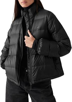 Casaco Acolchoado Feminino Empacolhável, Caviar, M