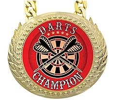 Express Medals Darts Champ Chain Trophy Award with