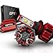 OPT7 Fluxbeam LED Headlight Kit w/Clear Arc-Beam Bulbs - H13 (9008) - 80w 7,000Lm 6K Cool White CREE - 2 Yr Warranty
