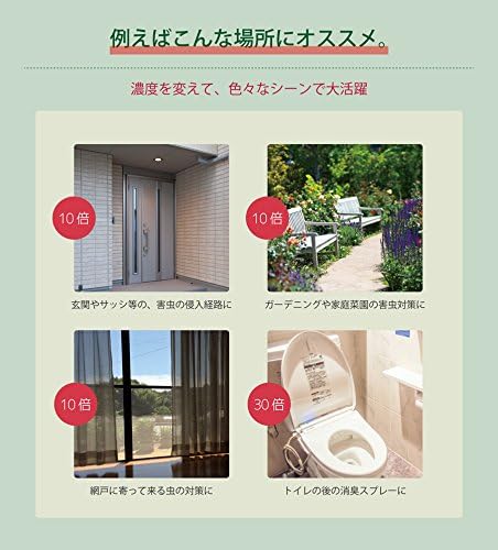 Amazon 10倍濃縮 ヒバガード 100ml 天然ヒバ油と9種の精油で虫除け 害虫対策 ヒバ ユーカリ ペパーミント シトロネラ ラベンダー ティーツリー レモングラス ローズマリー ゼラニウム クローブ Sin 虫除け 忌避用品