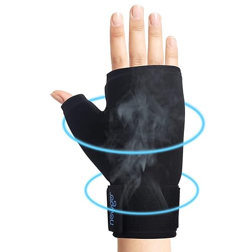 NEWGO Ice Glove for Hands and Wrist, Cold Hot Therapy, Pain