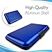 Card Guard RFID Blocking Aluminum Credit Card Wallet - Blue