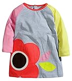 Fiream Girls Crewneck Long Sleeve Dress(S0110,6T)
