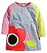 Fiream Girls Crewneck Long Sleeve Dress(S0110,6T)