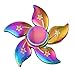 FANKUTOYS Triangle Hand Fidget Spinner Fingertip Gyro Anxiety Toy, (Rainbow color)