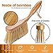 MASTERTOP Dustpan and Brush Set - 3 Pack Small Broom and Dustpan Set, Bamboo Handle Whisk Broom, Soft Dust Brush Quick Clean Up for Pet House, Sofa, Desk, Bed, Car Trunk, Seats