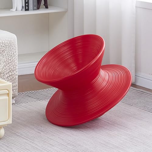 TUPAFJU 360° Swivel Gyro Chair,Rotating Gyro Spun Chair,Kids,Festivals and Outdoor Play(Red)