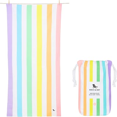 Dock & Bay Quick Dry Towel Unicorn Waves 180x200cm 100% Recycled