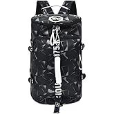 GGOV Gym Sport Bag Backpack Duffle Bag Weekender Bag Waterproof Travel Sling Bag Casual Daypack for Men and Women