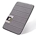 DocBear Bathroom Rug,Memory Foam Bath Mat,The Best Rugs for Bathroom,Soft Absorbent Bath Rug Non Slip Bathroom Mat,Coral Velvet Bathroom Rugs(Gray,Size:W16