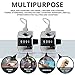 Hand Held Metal Tally Counter - 2 Pack with Bonus Lanyards and Pocket Notebook - 4 Digit Display - Mechanically Powered Clicker - Perfect for Counting Laps, Golf Strokes, Attendance, & Inventory