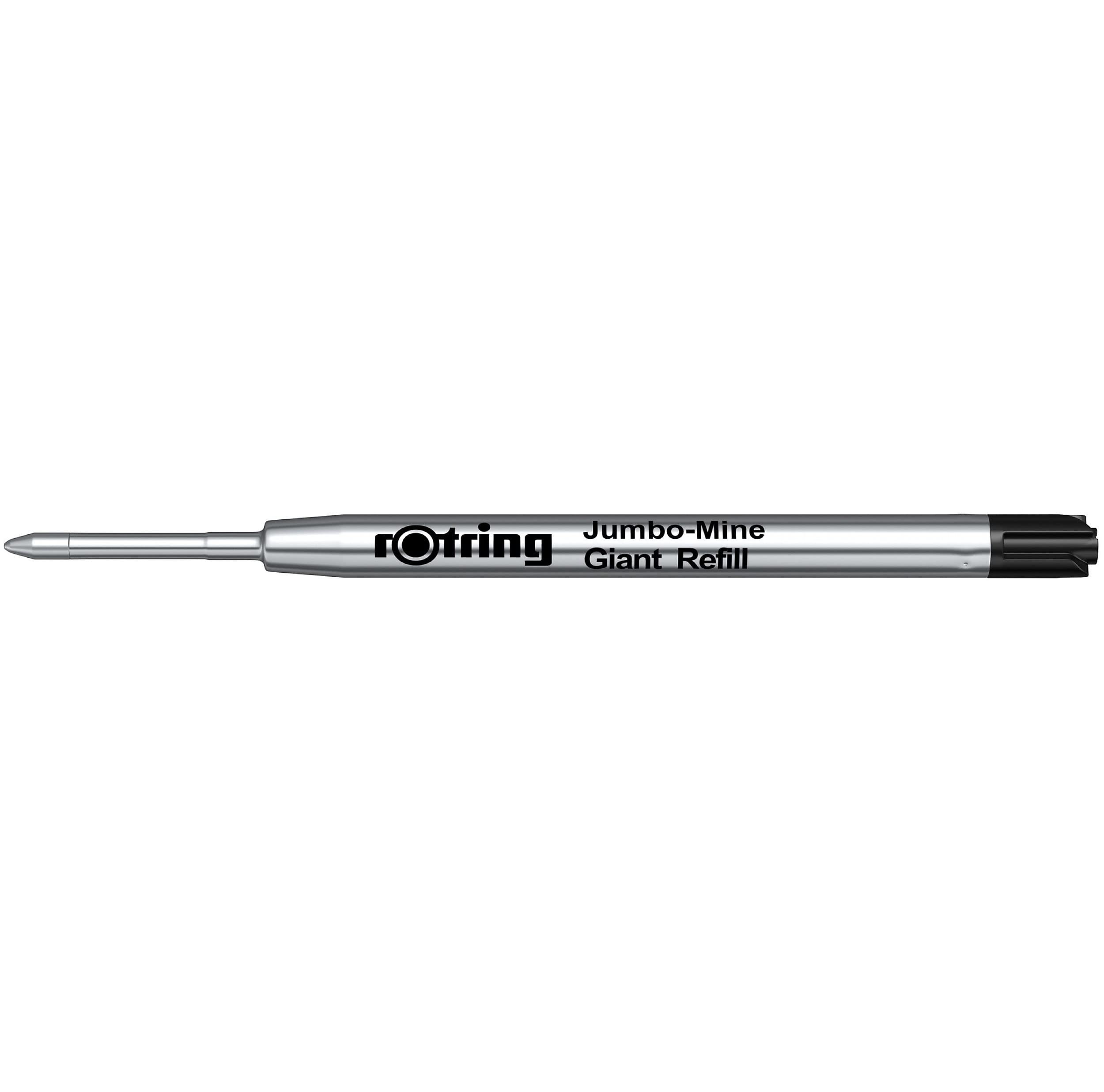 rOtring S0195390 Ball Pen Refills - Black (Pack of 5)
