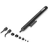 Precision Vacuum Suction Pen Soldering Sucking Sucking Pickup Tool (2 needles, 3 nozzles) Suckers Vacuum Suck Pen for IC SMD 