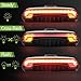 Meilan Smart Bike Tail Light X5 USB Rechargeable with Wireless Remote Turn signals Laser Beams for Moutain Bike,BMX Bike,Road Bicycle and Hybrid Bike 85 Lumens